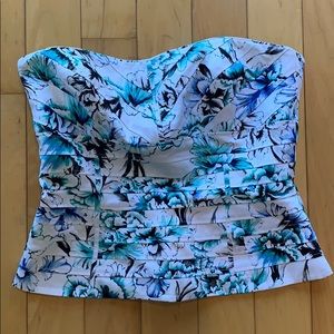 White House Black Market corset style top